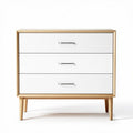 Wooden Chest of Drawers for Bedroom Organization Made from MDF and Pine – 80 x 40 x 75cm