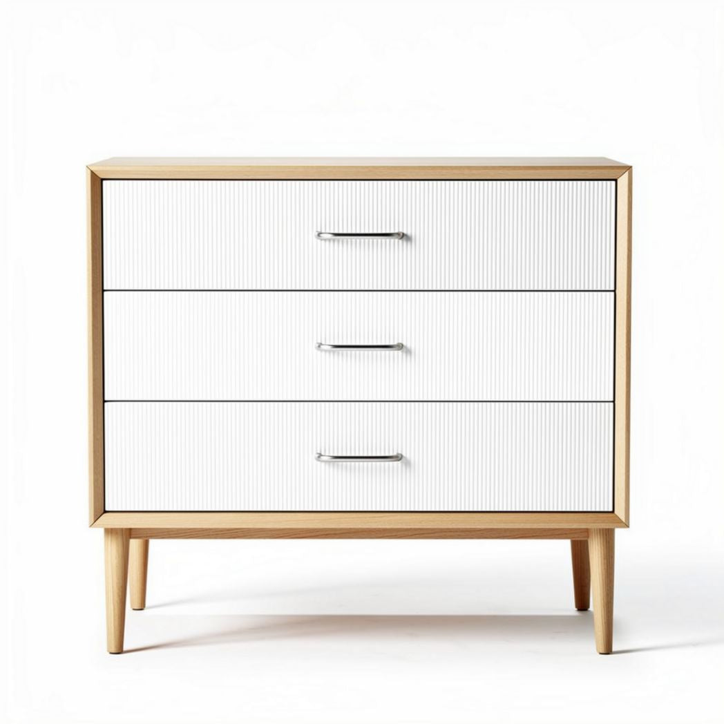 Wooden Chest of Drawers for Bedroom Organization Made from MDF and Pine – 80 x 40 x 75cm