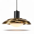 Pendant Light Fixture for Indoor Illumination – Metal and Glass – 30 x 30 x 20cm
