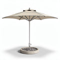 Outdoor Patio Umbrella – Provides Shade for Outdoor Spaces – Aluminum and Fabric – 250 x 250 x 250cm