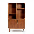 Wooden Display Cabinet for Living Room Use – Made of MDF – 80 x 40 x 160cm