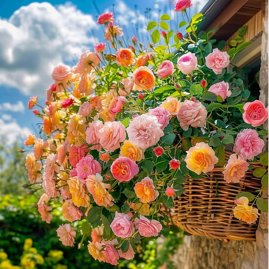 Colorful Climbing Rose Seeds: 1000 Pack for Vibrant Blooms