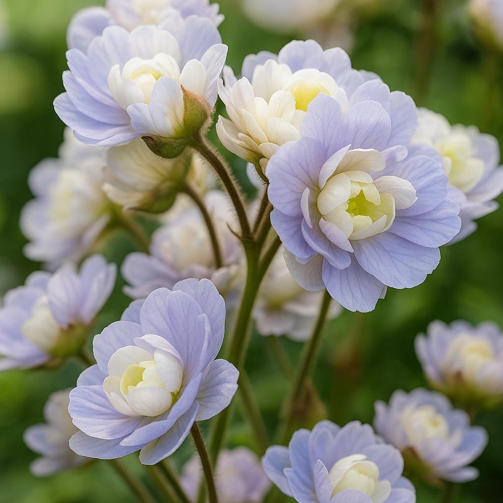 Summer Skies Geranium Flower Seeds: Vibrant Non GMO Blooms for Garden 25 Seeds